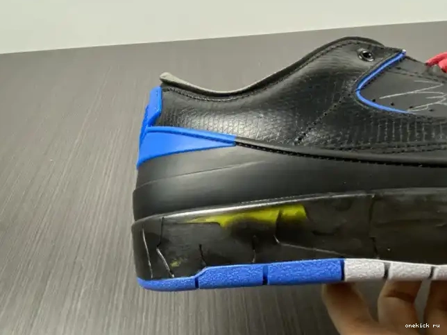 Chep Onekick 2 Black Retro Low Blue Jordan SP DJ4375-004 Off-White 0517